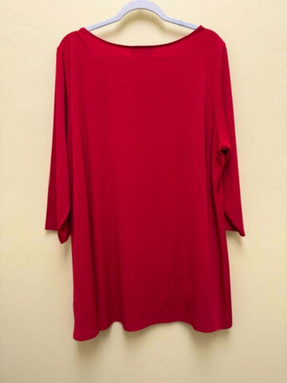 Liz Claiborne Womens 2XL Tunic Top Red